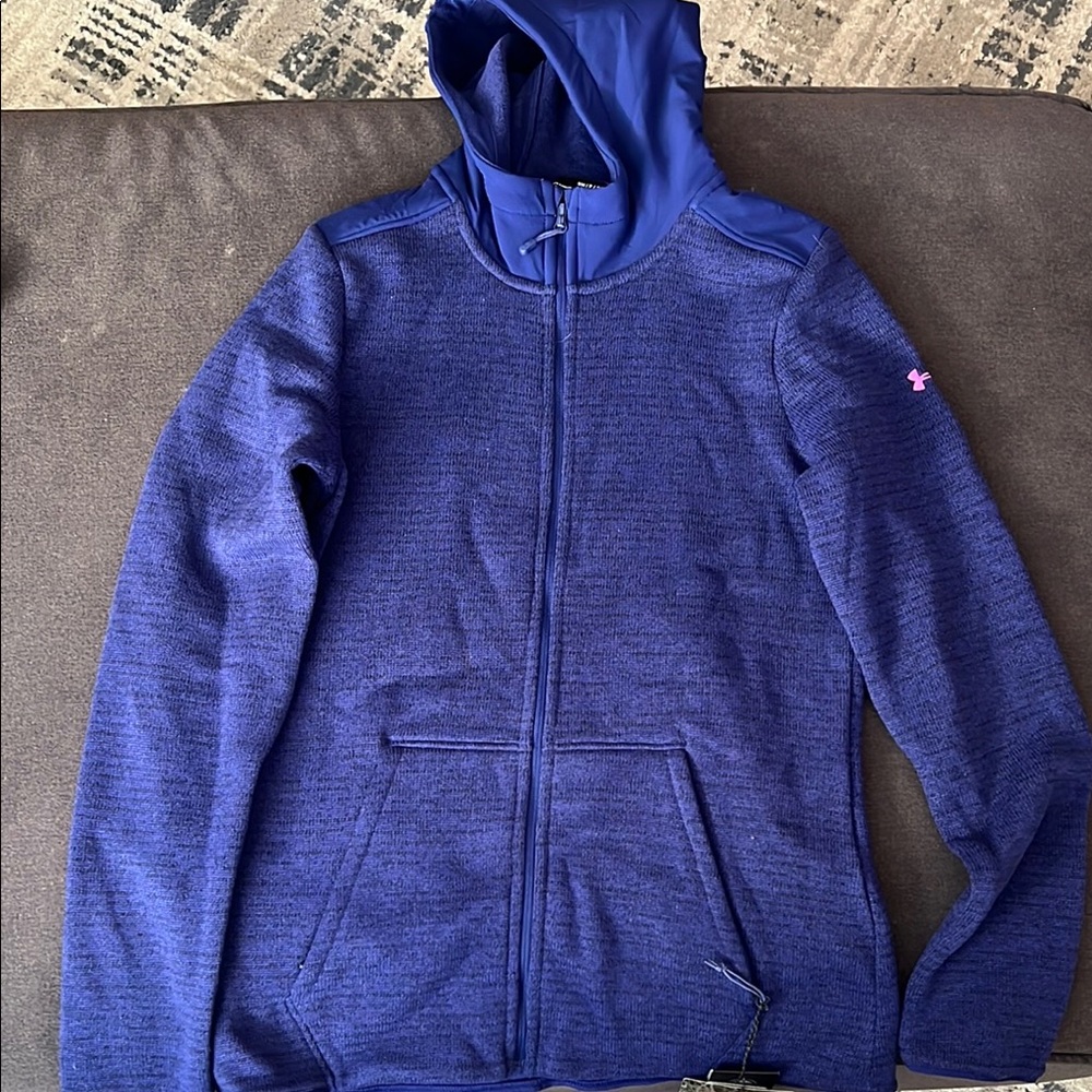 Blue Full-Zip Hoodie